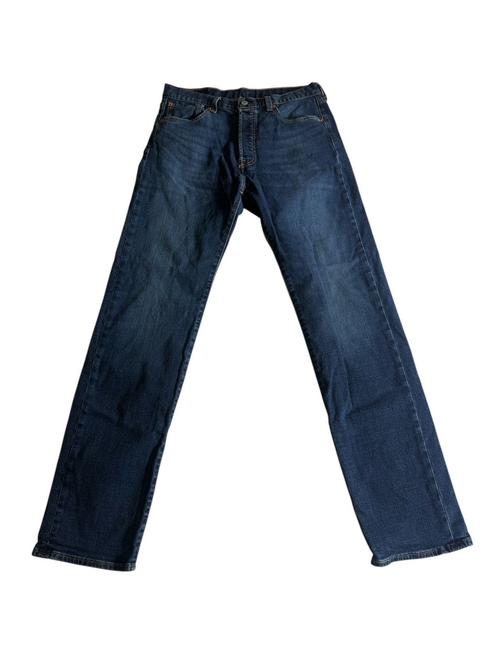 Levi's 501 Original Fit Jeans Men's 32x34 Uncanny Medium Blue Indigo Wash
